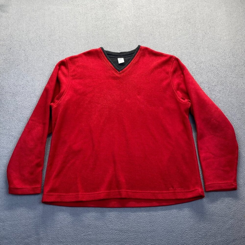 Old Navy Sweater V Neck Men Size XXL Red,Outdoor,Comfort